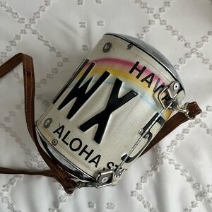 Little Earth license plate crossbody